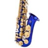 Alto saxophone  [Blue body gold key single key tendon]