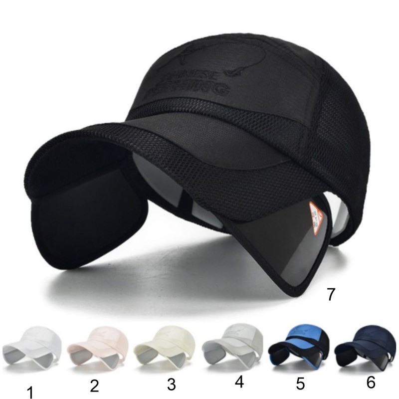 Capt Fred Cap Black with Adjustable Flaps